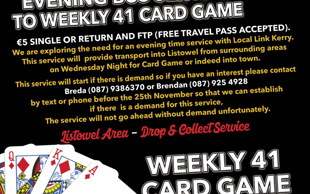 Local Link Bus Service – 41 Card Game